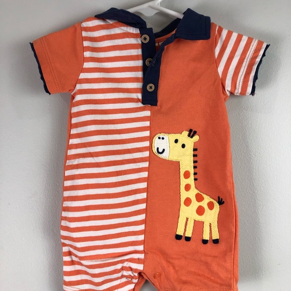 First Impressions Other - First Impressions~Cotton Giraffe Romper